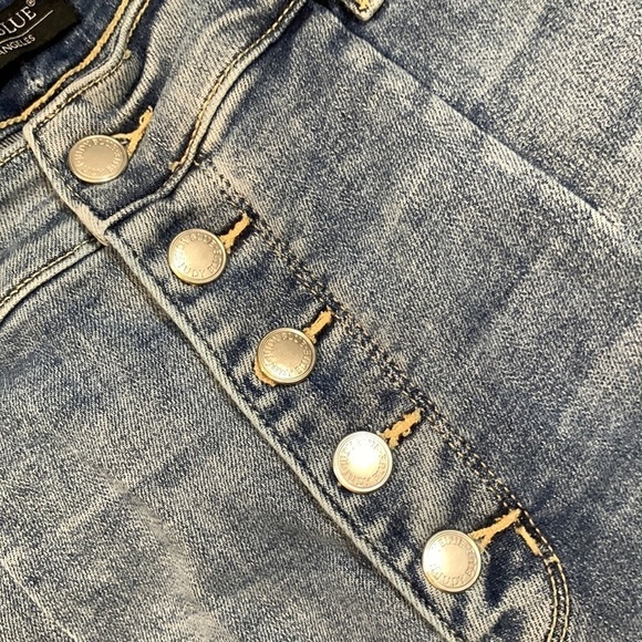 Judy Blue LIGHT WASH HIGH RISE VINTAGE WIDE LEG CROP JEANS size 22W - Picture 11 of 14